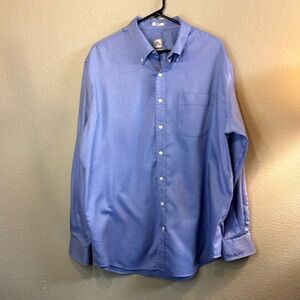 Peter Millar Shirt Men’s Blue Long Sleeve Button Down Dress Shirt Extra Large